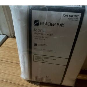 New glacier bay cloth shower curtain; sold out in stores. 70x72 inches